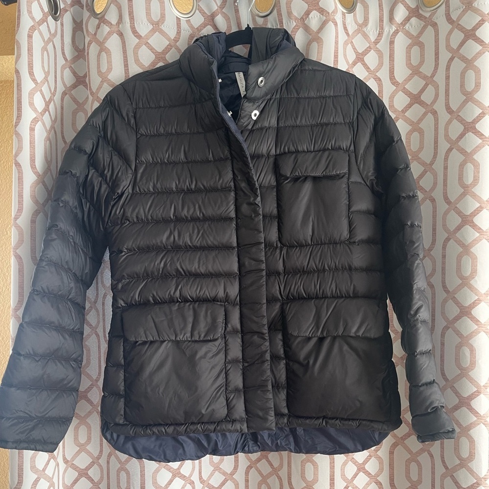 Athleta Black Puffer Jacket